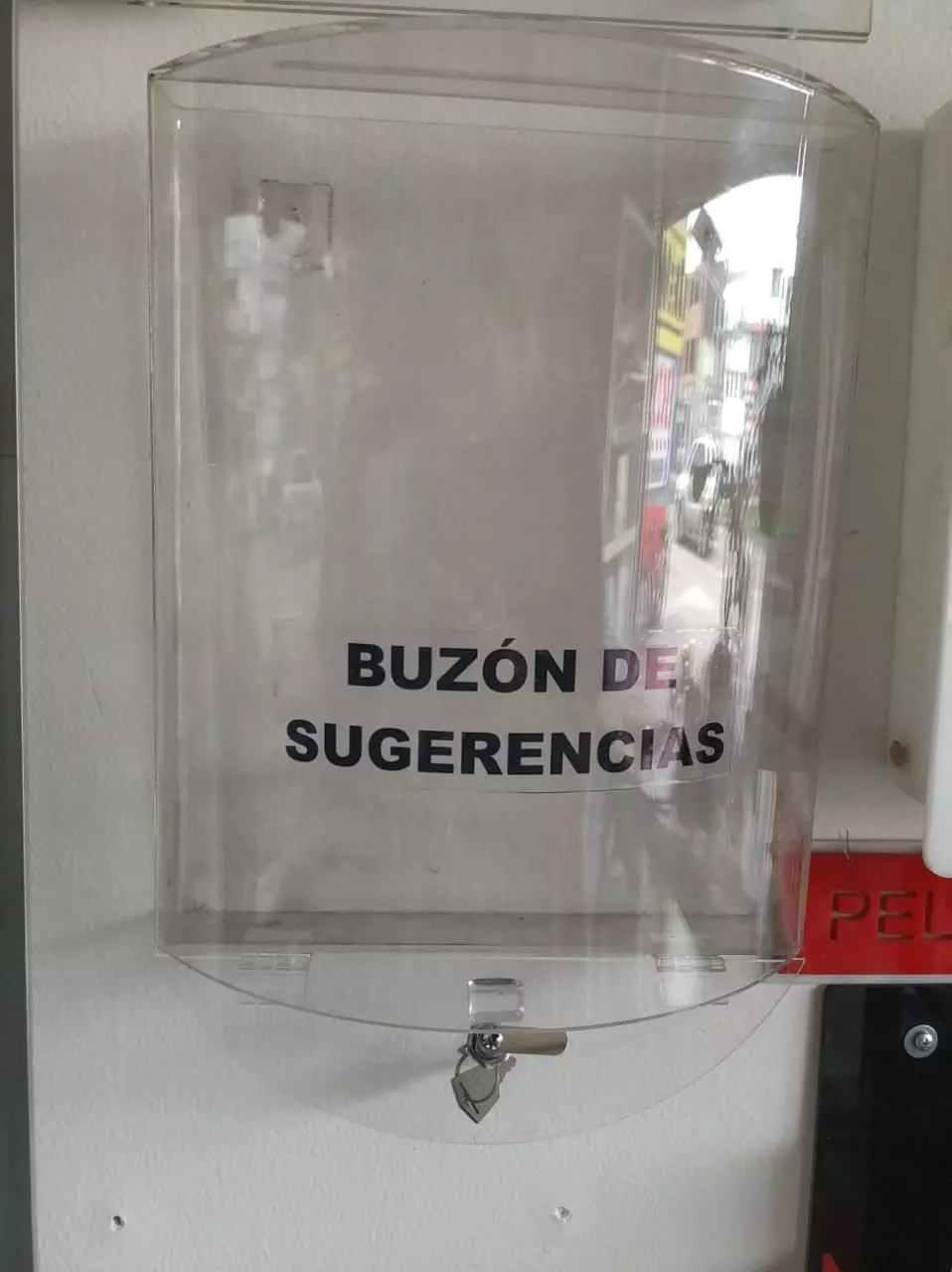 Buzón de sugerencias Acrílico